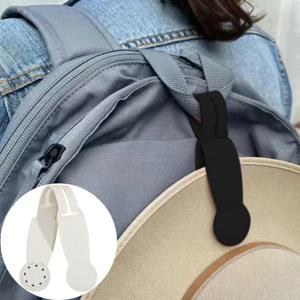 1-5PCS 휴대용 마그네틱 캡 클립 배낭 핸드백 여행용 태양 모자 용 분실 방지 실리콘 홀더 프리 핸드 휴대용 주최자