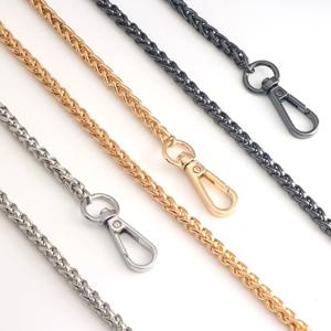 지갑 체인 스트랩, 교체용 가방 스트랩, DIY 핸드백 금속 체인 숄더백, 60cm/23.6인치 90cm/35.4인치 120cm/47.2인치