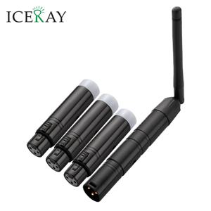 DMX512 무선 컨트롤러 ISM XLR 수신기 송신기 디스코 DJ 파티 바 무대 파 이동 헤드 레이저 광