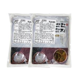 반찬단지 궁채절임 1kg 2개