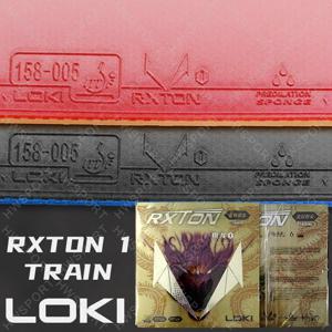 LOKI RXTON 1 트레인 탁구 러버 보급형 탁구 러버 시트 탁구 오버레이 레크리에이션 초보자 훈련용