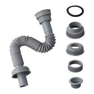 1세트 주방 싱크 배수관 확장형 연결 호스 32/45/56mm 인터페이스 세면대 하수구 배수구 액세서리