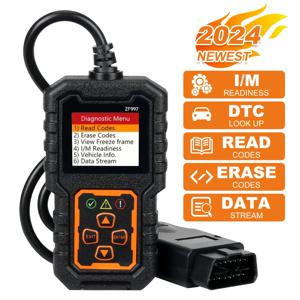 고급 OBD II 스캐너 자동차 엔진 고장 코드 리더 진단 스캔 도구, 1996년 이후 OBD2 프로토콜 차량의 오류 코드를 읽고 지워줍니다