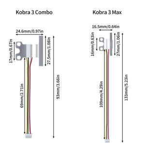 Anycubic Kobra 3 Max Kobra 3 콤보 용 Toaiot 스트레인 게이지 고품질 센서 스트레인 게이지 금속 3D 프린터 액세서리