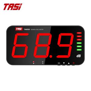 해상 운송용 맞춤형 TASI TA653A 디지털 소음 측정기 220V 실내 소음 모니터 내장 센서 LED 대형 디스플레이 1