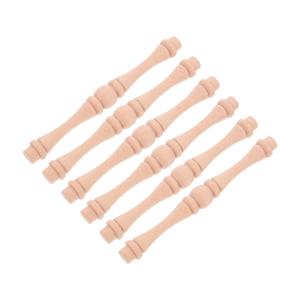 6개의 원목 스피들, 미도색된 나무 난간대, 계단, 실내외 난간, 와인 캐비닛, 주방 캐비닛, 공예용