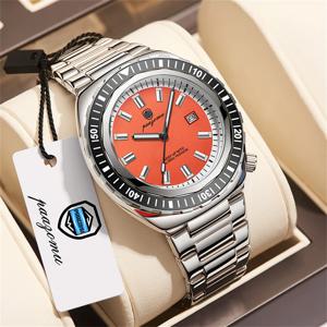 PAAZOMU 클래식 캐주얼 쿼츠 시계 남성 여성 방수 빛나는 다이얼 비즈니스 드레스 손목 시계 휴일 선물에 편안한 선물