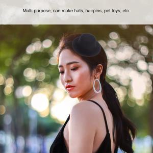 5Pcs 인형 집 장식용 미니어처 펠트 모자 작은 모자 소품 공예용 작은 모자 DIY 홈 장식 사진 소품 모자 장식품