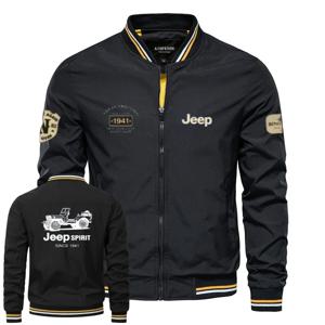 2026년형 신형 지프 고품질 봄가을 야구 스타일 카라 재킷, 아웃도어 캐주얼 트렌디 아우터웨어 상의
