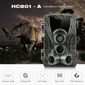Suntekcam 사냥 카메라 20MP 1080P IP65 나이트 비전 트레일 카메라 방수 야생 동물 사진 트랩 감시 캠 HC801A