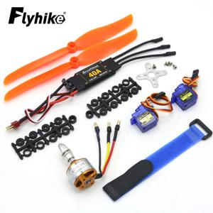 A2212 2212 2200KV 1400KV 1000KV 브러시리스 모터 30A 40A / 40A BLheli ESC SG90 9G RC 고정 날개 비행기 헬리콥터 용 마이크로 서보