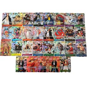 Anime 원피스 일본어 영어 버전 OPCG 만화 복제 Shanks Rayleigh Nika Luffy Buggy Teach 게임 애니메이션 컬렉션 카드