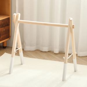 접이식 아기 놀이짐, 0개월 아기용 원목 활동짐, 장난감 포함, 공구 없이 조립 가능, 신생아 발달에 좋음