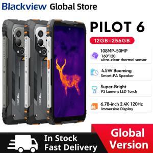 새로운 블랙뷰 오스칼 파일럿 6 러기드폰 6.78인치 2.4K 120Hz 디스플레이 열화상 카메라 10000mAh 98dB 스피커 108MP 휴대폰