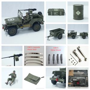 JJRC C8815 RC 자동차 부품 액세서리 건 솔저 트레일러 윈치 캐노피 충격 흡수 장치 CVD C8815 RC 자동차용 오리지널 업그레이드 부품