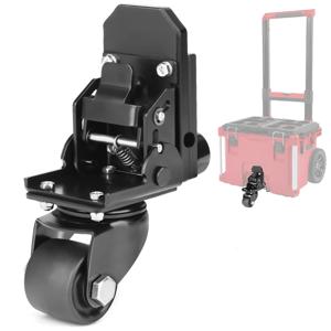 업그레이드된 강철 구조 앞바퀴, 밀워키 팩아웃 롤링 도구 상자에 적합한 팩아웃 캐스터 휠 키트