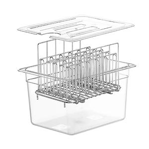 Sous Vide 11L 느린 요리 용기 304 스테인레스 스틸 프레임 키트 완료 Sous Vide 액세서리 느린 요리 냄비 키트