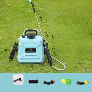 전동식 정원 분무기, 미스트 조절 노즐, 어깨끈, 텔레스코픽 로드, 휴대용, 야외 과수원 및 식물 살포용