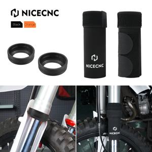 Husqvarna TE 300 250 FE 350 450 501 2014-2024 및 Sherco SE 300 2012-2015용 NICECNC 프론트 포크 삭 실드 보호대 머드 스크래퍼