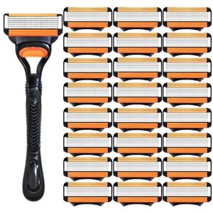 퓨전 시리즈 남성용 페이셜 오리지널 면도기 제모 안전 6층 수동 면도날 교체에 적합