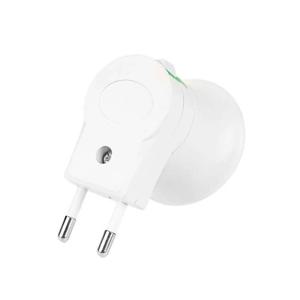 E27 EU 플러그 어댑터 전원 켜기-끄기 제어 스위치 포함 E27 소켓 램프 베이스 램프 소켓 1팩