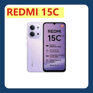샤오미 레드미 15C 스마트폰 6.71인치 HD+ 디스플레이 50MP AI 후면 카메라 5000mAh 대용량 배터리, 듀얼 SIM 글로벌 버전 휴대폰