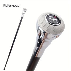 화이트 블랙 넘버 실버 워킹 케인 패션 장식용 지팡이 우아한 코스프레 지팡이 크로시어 92cm 공연용 스테이지 지팡이