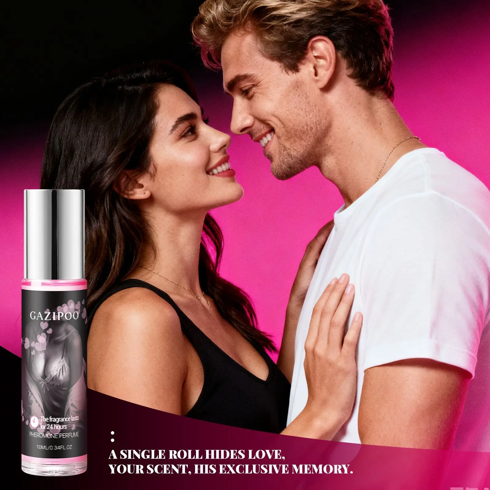 여성용 페로몬 함유 향수, 당신의 매력을 강화하는 천연 포뮬러, 데이트를 위한 오래 지속되는 원시적 매력 향기