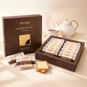 [아티제] 밀크초콜릿 랑그드샤 쿠키(쇼핑백증정)