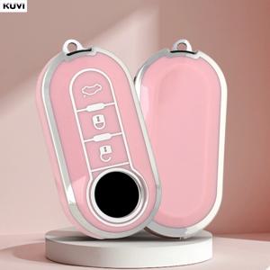 피아트 500, 두카토, 판다, 푼토 500L, 란치아 무사, 시트로엥 점퍼, 푸조 박서용 HOT TPU 자동차 키 케이스 커버 쉘 홀더