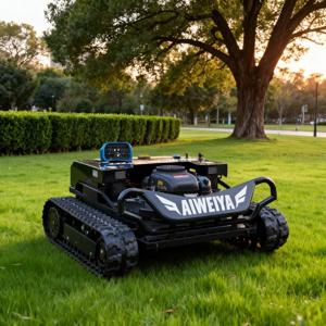 맞춤형 CE ISO 인증 원격 제어 플레일 잔디깎이 크롤러형 고출력 정원 잔디 절단기 공장 직판