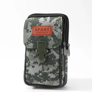 야외 남성용 위장 허리 가방 파우치 방수 전술 스포츠 사냥 벨트 나일론 휴대폰 가방 여행 도구