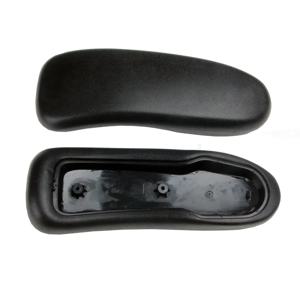 Herman Miller Classic Aeron Office 홈 의자용 비닐 암 패드 캡 흑연/블랙 스모크/그레이 컬러 맞춤 사이즈 A, B, C 1 쌍