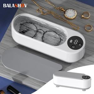 휴대용 가정용 청소 기계, 450ml 클린 포드 초음파 청소기, 반지, 안경, 메이크업 브러쉬 용 보석 청소기 기계