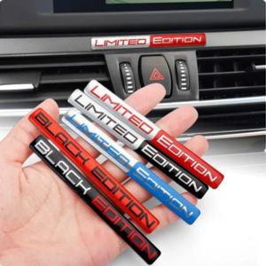 자동차 액세서리 3D 알루미늄 한정판 엠블럼 배지 자동차 스티커 데칼 For Audi Honda Opel Toyota Mercedes Mazda Motorcycle