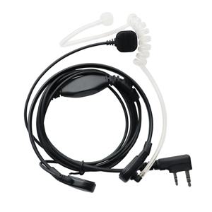 목구멍 마이크 Baofeng 라디오 UV-5R DM-1701 Quansheng UVK5 UVK58 워키 토키 목구멍 헤드폰 용 마이크 PTT 이어폰 헤드셋