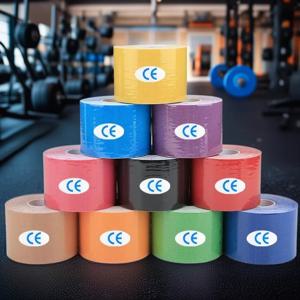 스포츠 방수 키네시올로지 테이프 스티커 운동용 붕대 근육 회복 보호 스트래핑 통증 완화 테니스 체육관
