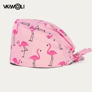 애완 동물 병원 소아과 의사 케어 모자 핑크 수술 모자 치과 간호 모자 스크럽 모자 gorro quirófano 스크럽 캡