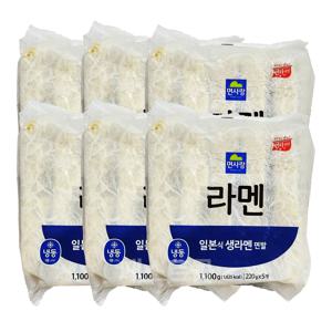 면사랑 라멘 일본식 생라멘(220g X 5개입) 1100g 6개