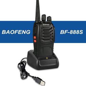 1개 바오펑 888S 무전기 무선 주파수 복사 장거리 휴대용 UHF 400-470MHz 햄 양방향 라디오
