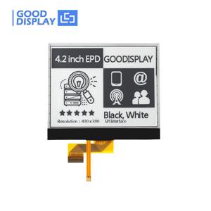 4.2인치 전자 종이 디스플레이, 전면 조명, 궁극적인 선명도와 빠른 새로 고침 GDEY042T81-FL02 백라이트 포함