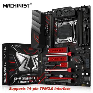 MACHINIST X99 MR9A PRO MAX 마더보드 TPM2.0 지원 LGA 2011-3 인텔 제온 E5 V3&V4 CPU DDR4 RAM 메모리 NVME/SATA USB3.0 ATX