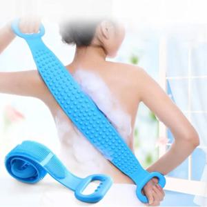 바디 스크러버 러빙 백 필링 마사지 샤워 확장 스크러버 스킨 클린 브러쉬 바디 스폰지 실리콘 브러쉬 목욕 타월