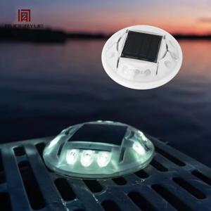 방수 교통 안전 차도 마커 점멸등, LED 태양광 도로 스터드 반사 고양이 눈 도로 스파이크, Ip68