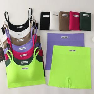 여성 원활한 요가 세트 여름 피트니스 운동복 스포츠 브래지어 높은 허리 레깅스 섹시한 의상 2024 여성 캐주얼 스포츠웨어