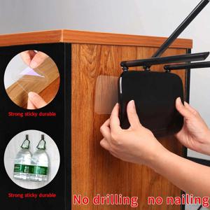 5-200pcs 정사각형 양면 테이프 슈퍼 강한 접착제 헤비 듀티 빨 스티커 패드 이동식 방수 테이프 흔적 없음