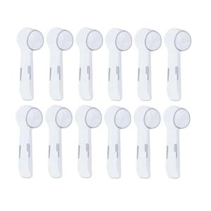 구강 B 보호 커버 용 6/12Pc 브라운 칫솔 헤드 뚜껑 스탠드 홀더 전동 칫솔 헤드 깨끗한 여행용 케이스 유지