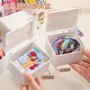 한국 투명 보관함 블라인드 박스, 포토 카드 보관함, 포토 카드 정리함 분류 플립 박스, 1 개