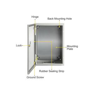 OEM 맞춤형 시트 금속 배전함, 야외 방수 벽 마운트 제어 전원 금속 인클로저 박스 캐비닛