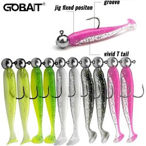 소프트 루어 지깅 헤드 후크, 금속 지그 잉어 낚시 페스카 스윔베이트 기어 키트, 미끼, 5.5cm, 7cm, 10cm, T 테일 웜, 3 개, 3g, 5g, 10g, 10 개